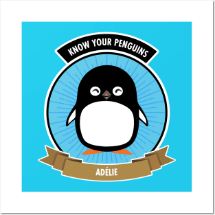 Adélie Penguin - Know Your Penguins Posters and Art